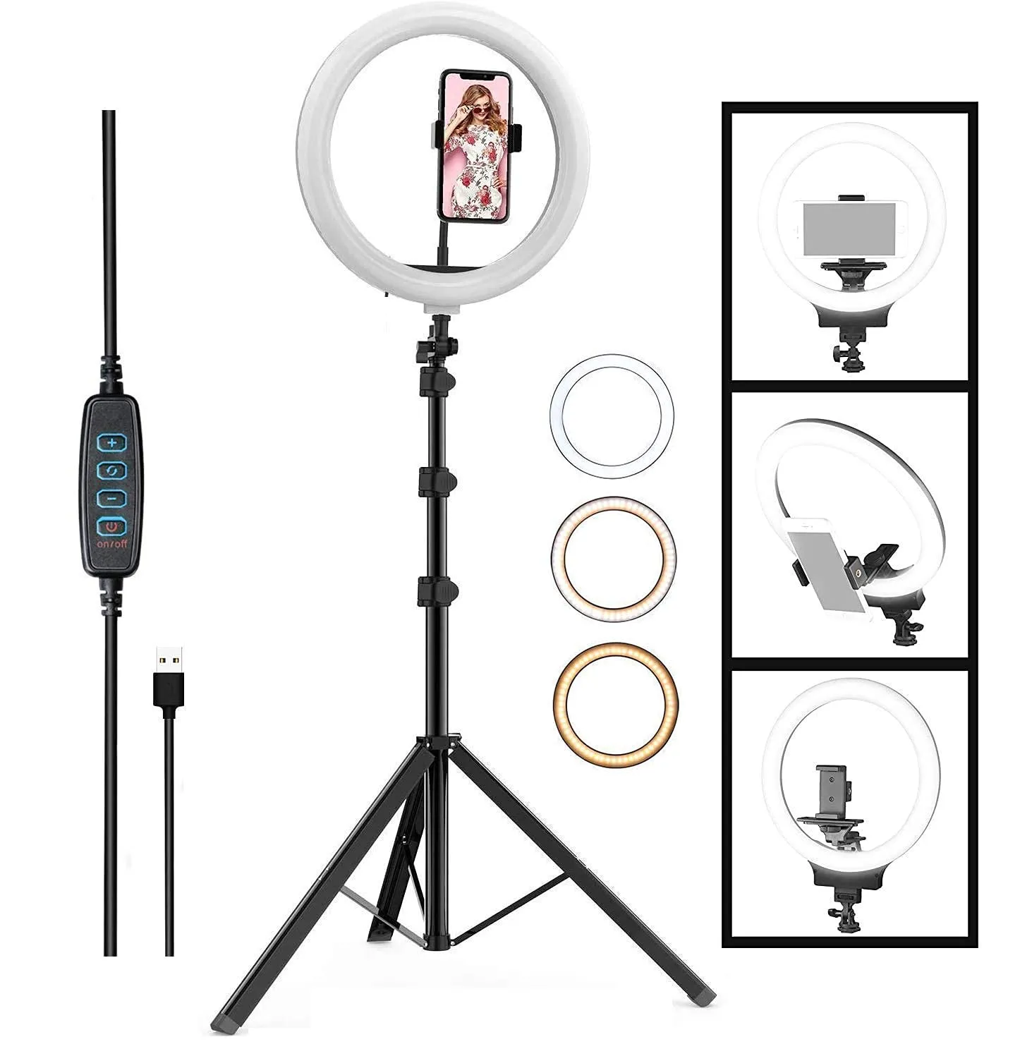 10inch LED Ring Light with Tripod Stand Combo