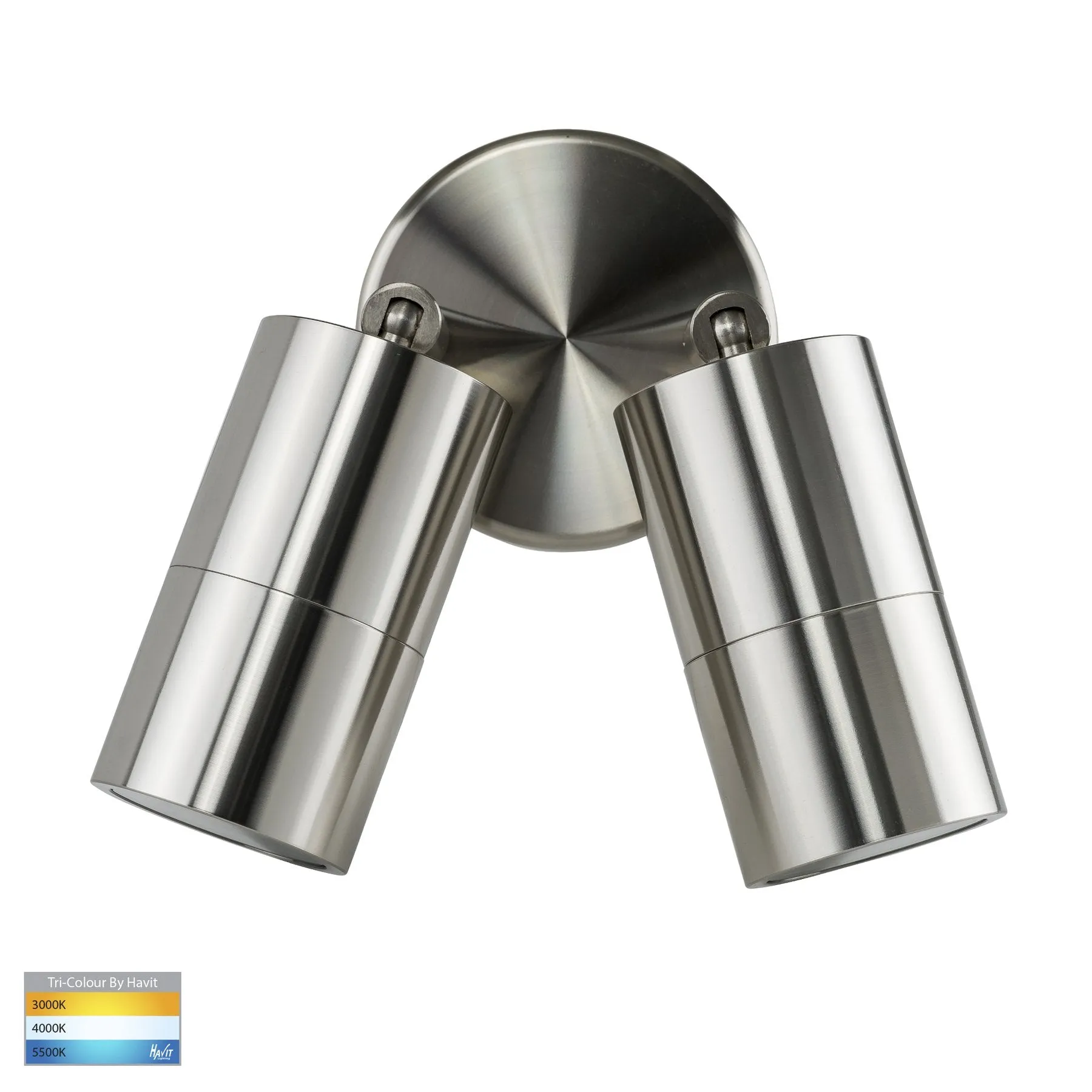 316 Stainless Steel LED Spotlight CCT 2Lt Havit Lighting - HV1305T, HV1307GU10T, HV1307MR16T