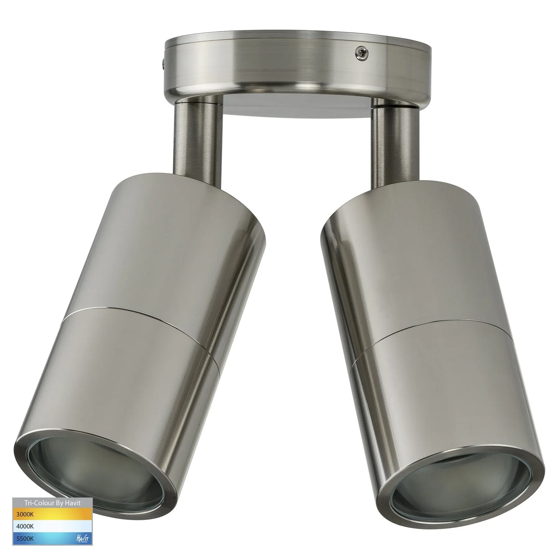 316 Stainless Steel LED Spotlight CCT 2Lt Havit Lighting - HV1305T, HV1307GU10T, HV1307MR16T