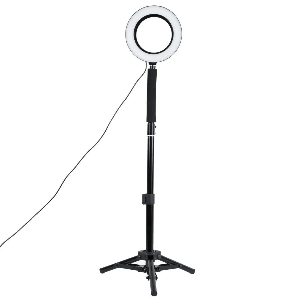 6.2"/16cm Portable Desktop Ring Light Kit with Goose Neck - 'Juliet'