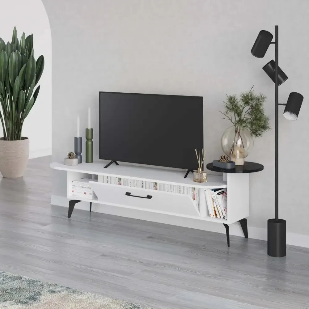 Ada Modern TV Stand Multimedia Centre with Storage Cabinet 188cm