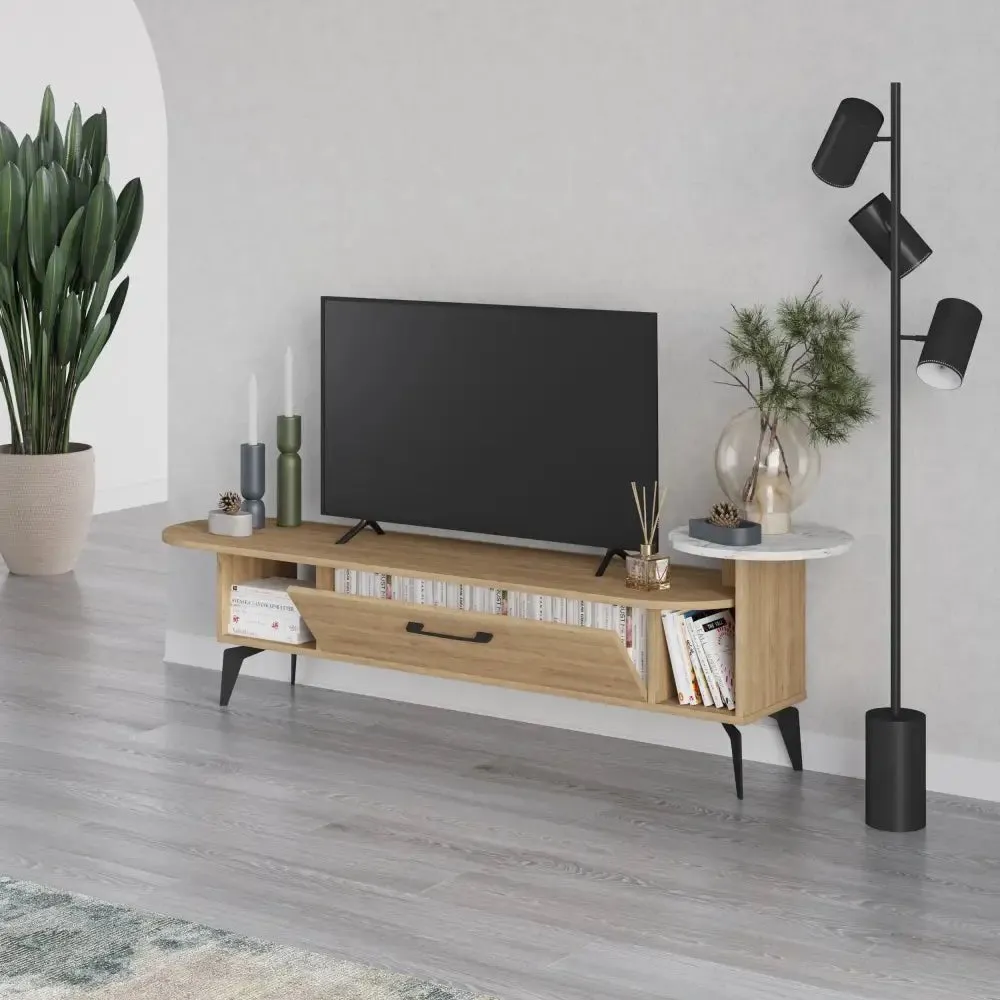 Ada Modern TV Stand Multimedia Centre with Storage Cabinet 188cm