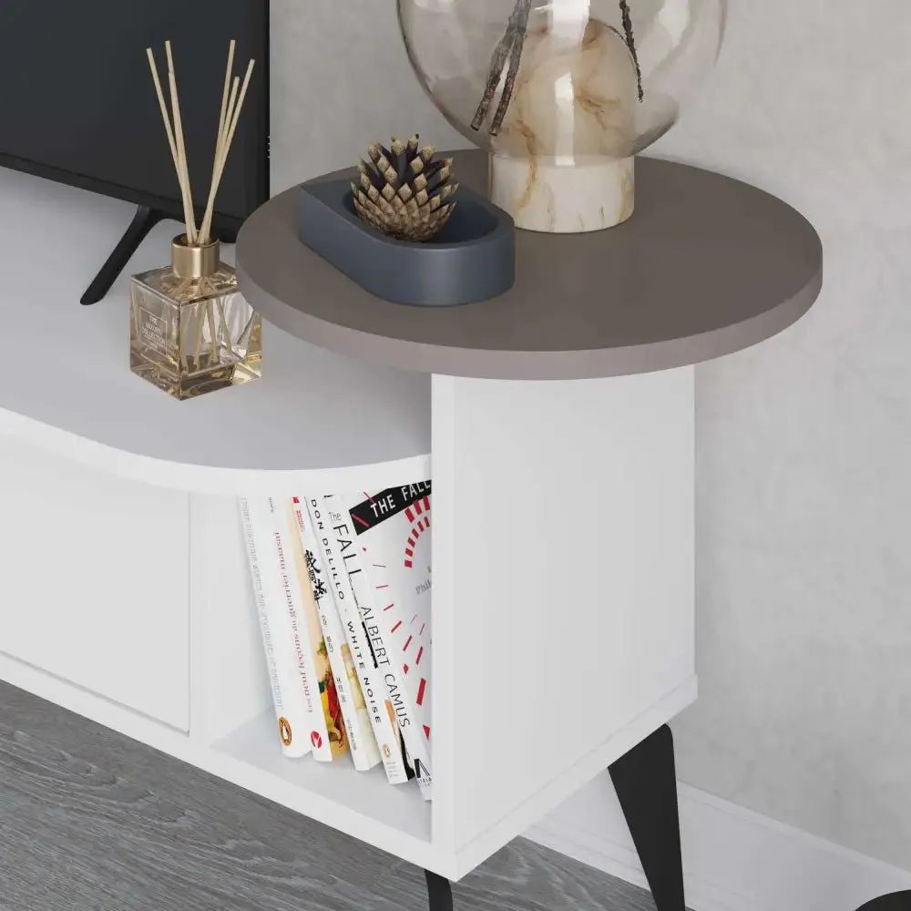 Ada Modern TV Stand Multimedia Centre with Storage Cabinet 188cm