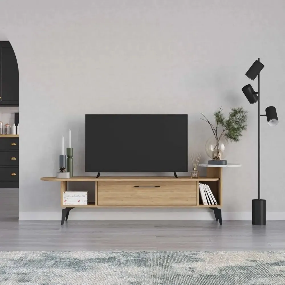 Ada Modern TV Stand Multimedia Centre with Storage Cabinet 188cm