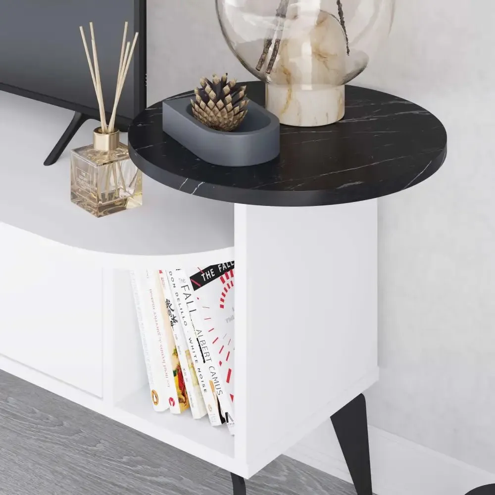 Ada Modern TV Stand Multimedia Centre with Storage Cabinet 188cm