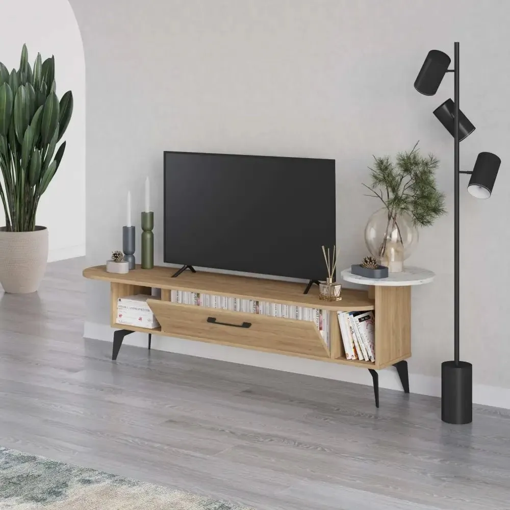 Ada Modern TV Stand Multimedia Centre with Storage Cabinet 188cm