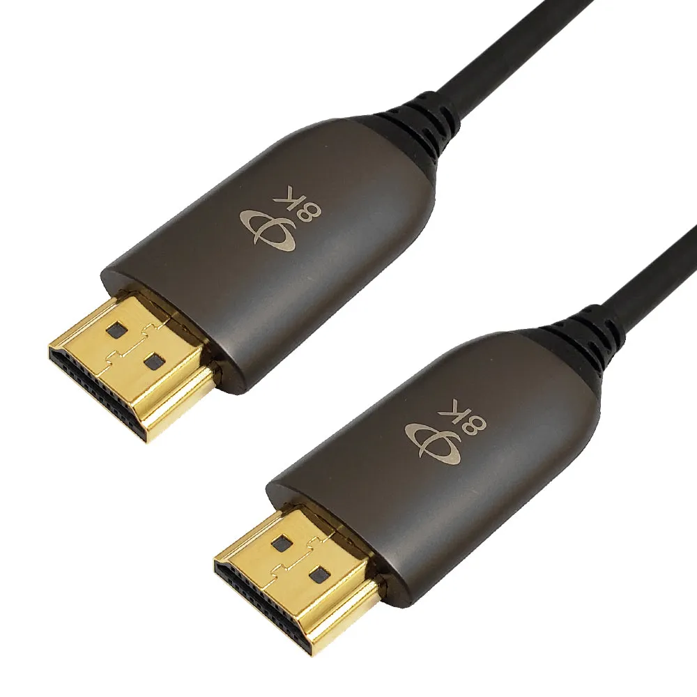 AOC 2.1 - Active Optical Cable - HDMI Certified 8K@60Hz - 48Gbps - UHD - HDR Cable - CMP Plenum Rated