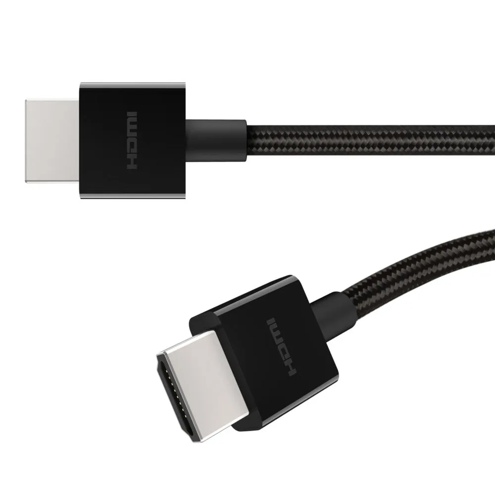 Belkin AV10176bt2M-BLK 4K Ultra High Speed HDMI 2.1 Braided Cable