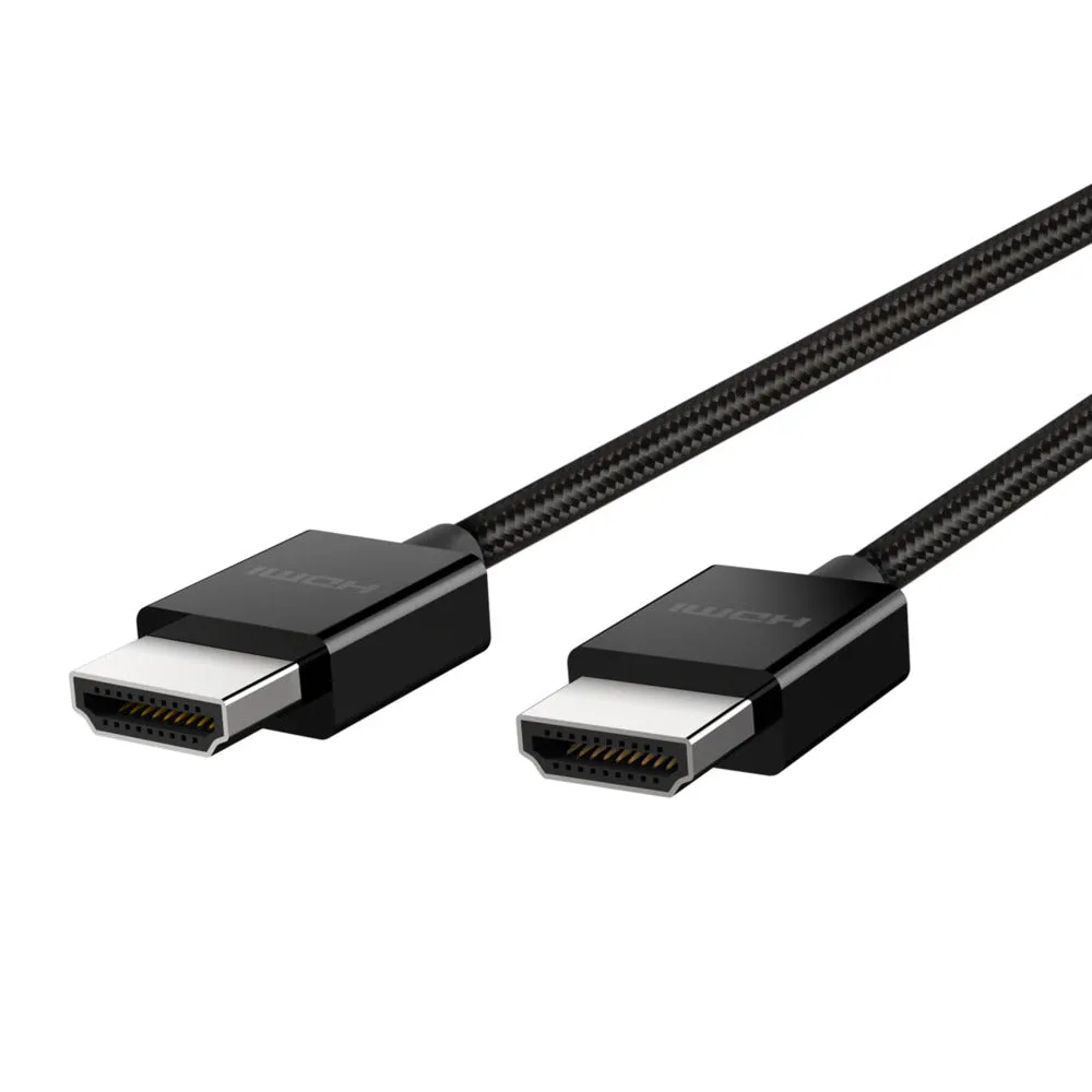 Belkin AV10176bt2M-BLK 4K Ultra High Speed HDMI 2.1 Braided Cable