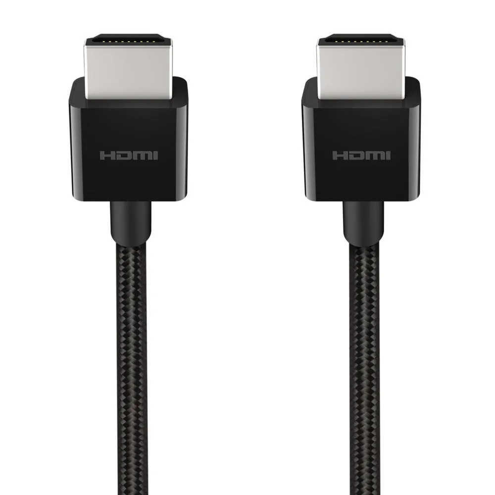 Belkin AV10176bt2M-BLK 4K Ultra High Speed HDMI 2.1 Braided Cable