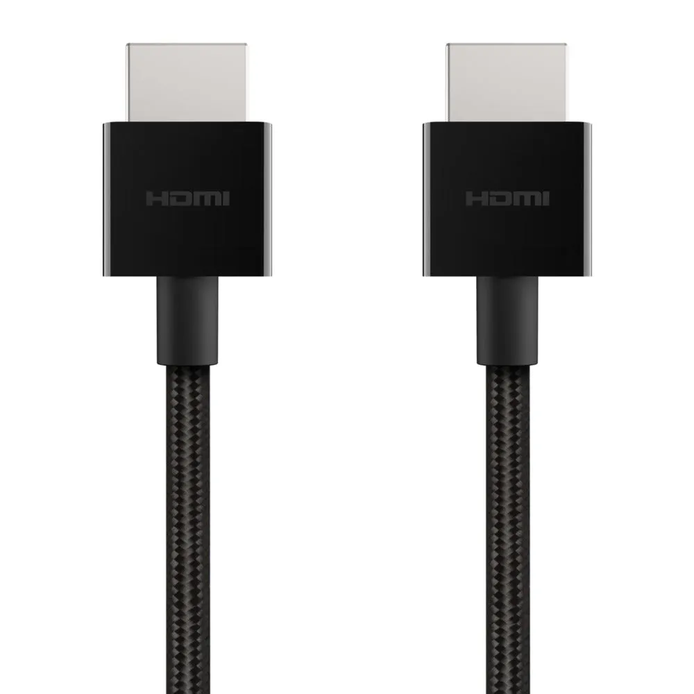 Belkin AV10176bt2M-BLK 4K Ultra High Speed HDMI 2.1 Braided Cable