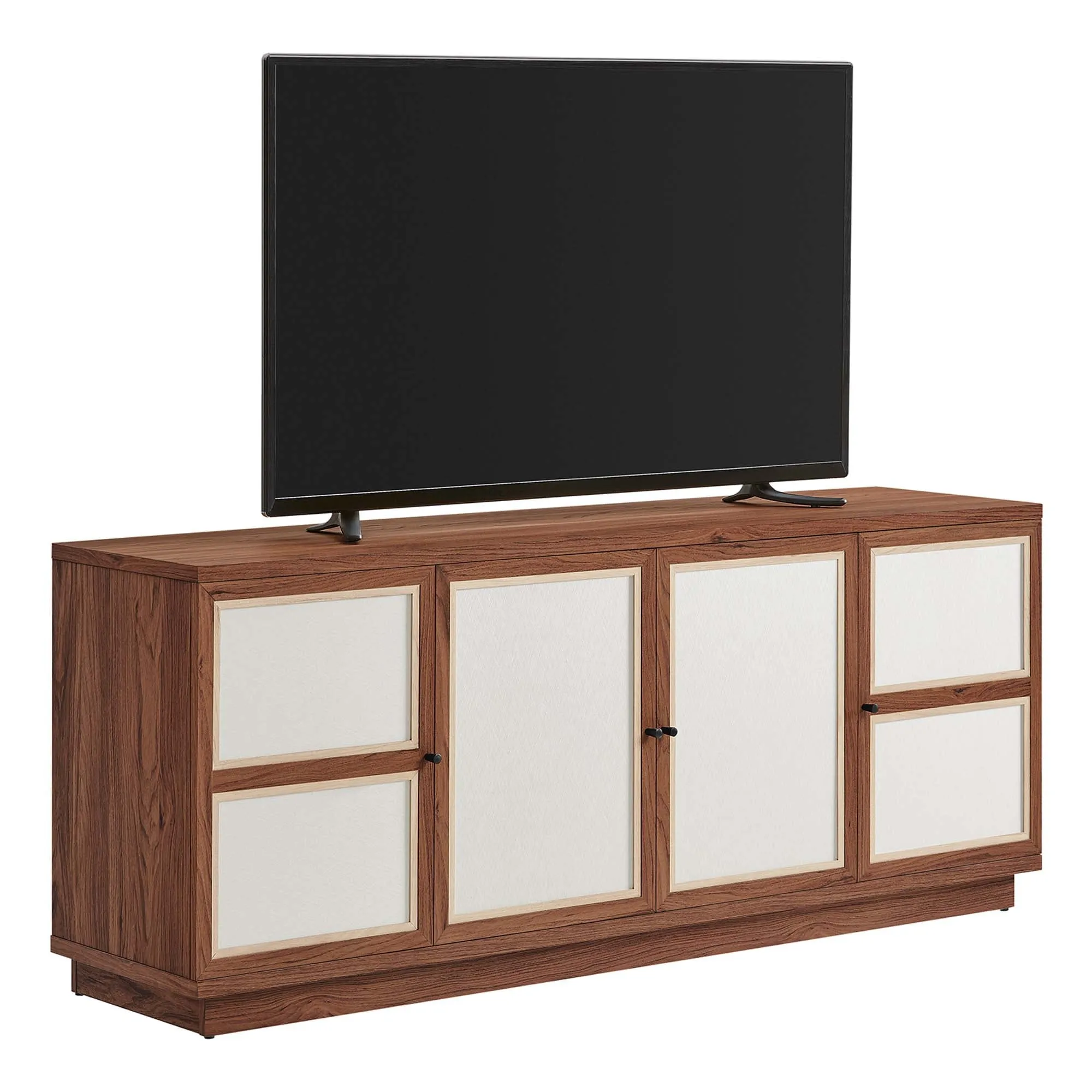 Capri 63" Wood Grain TV Console by Modway