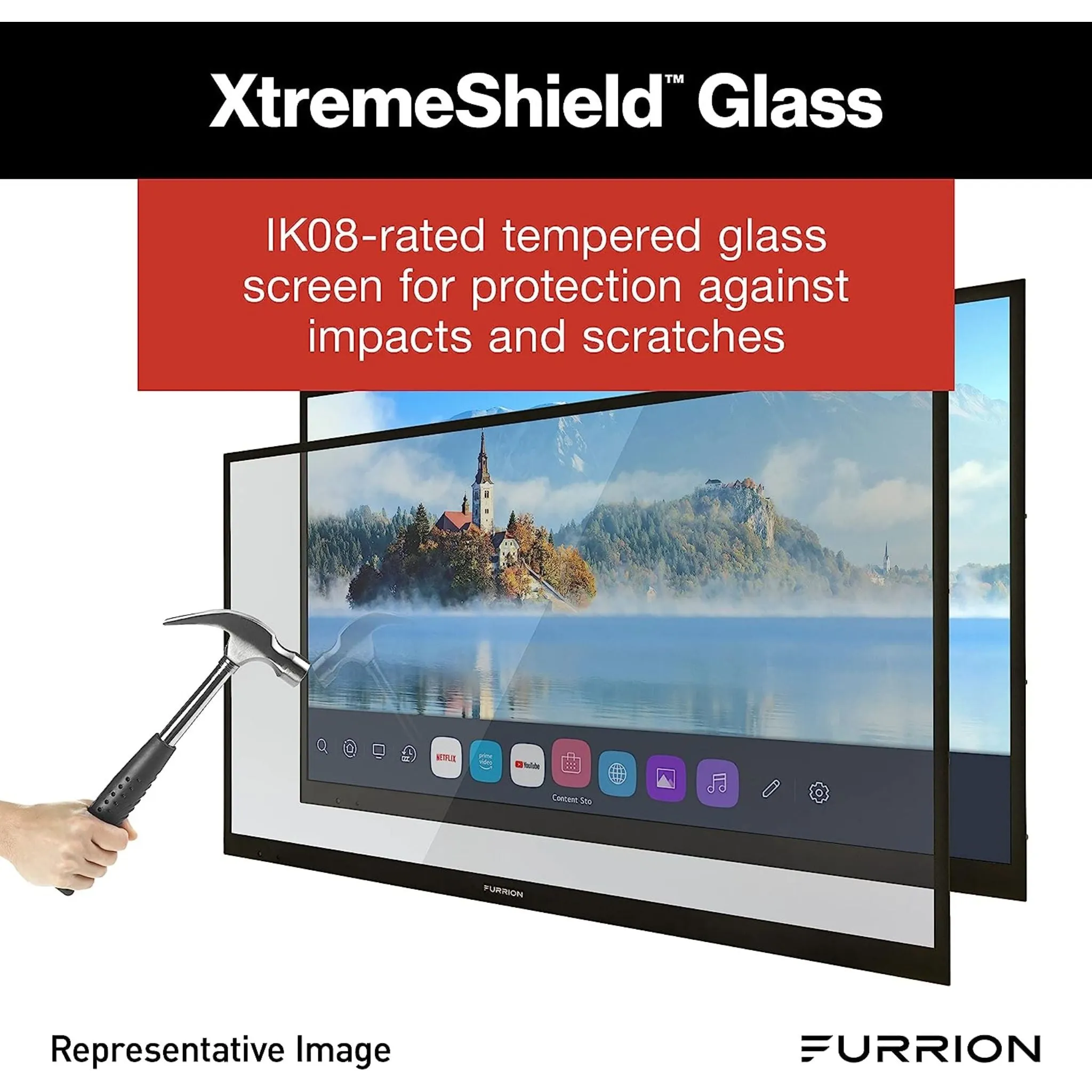 Furrion Aurora® Partial Sun Smart 4K UHD LED Outdoor TV