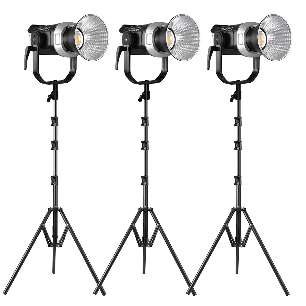 GVM SD600D-II  600W Bi-Color LED Video Light 3 kits