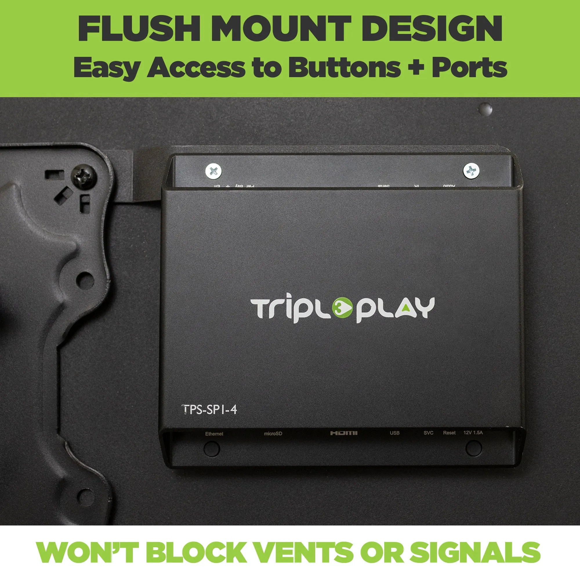 HIDEit 3Play | Adapter Bar for Tripleplay Media Players