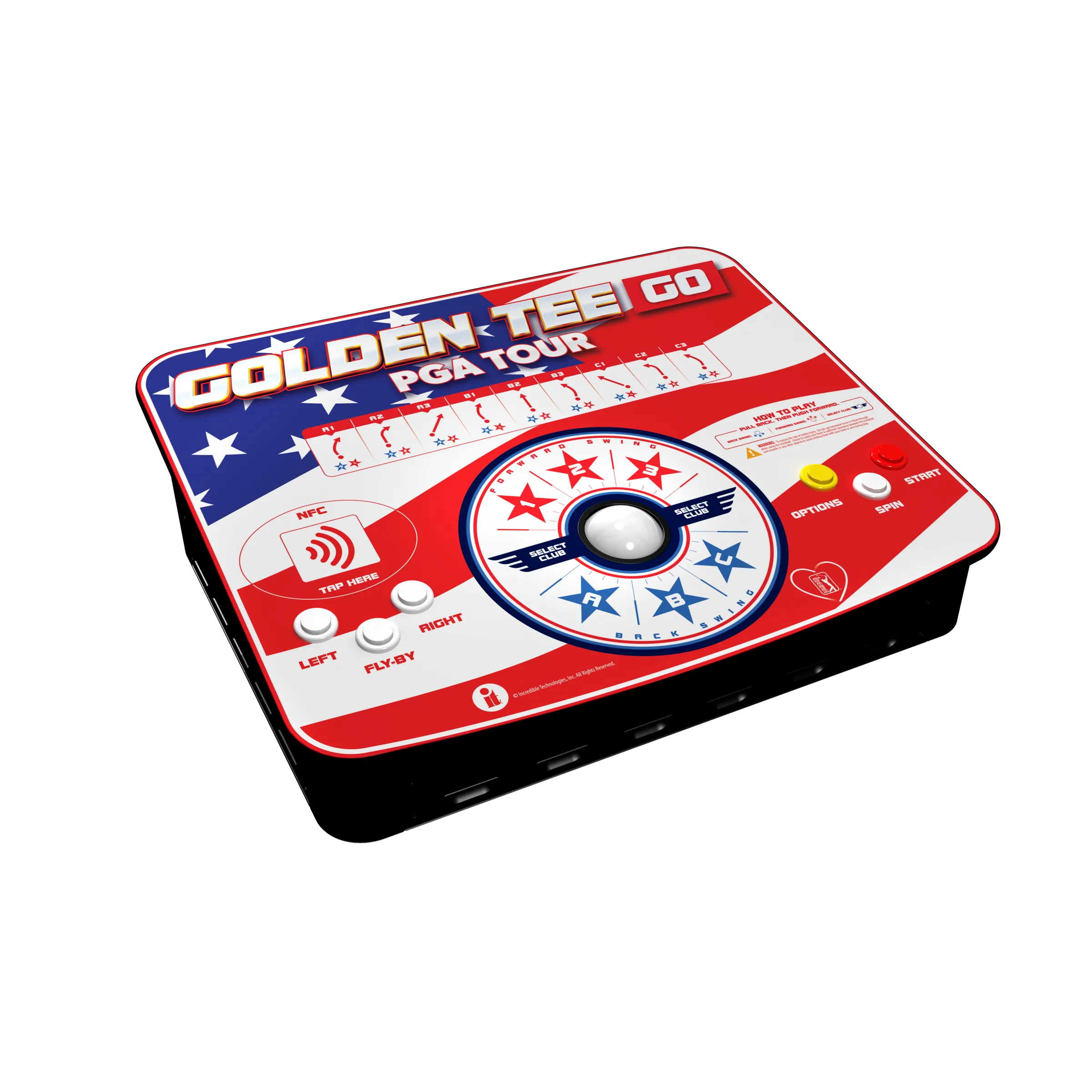 Incredible Technologies Golden Tee GO PGA TOUR: Stars and Stripes Limited Edition