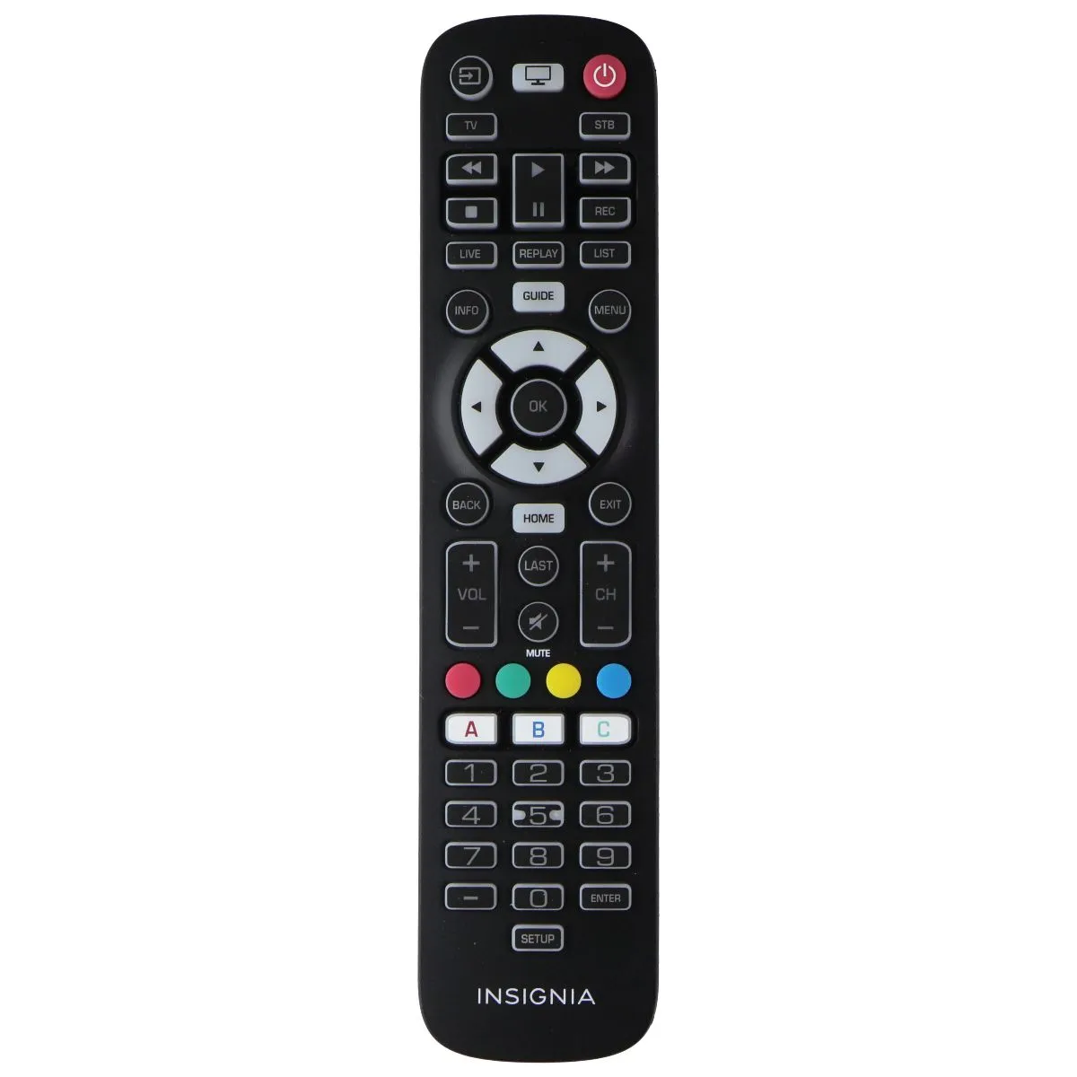 Insignia 3-Device Universal Remote Control (NS-RMT3D21) - Black