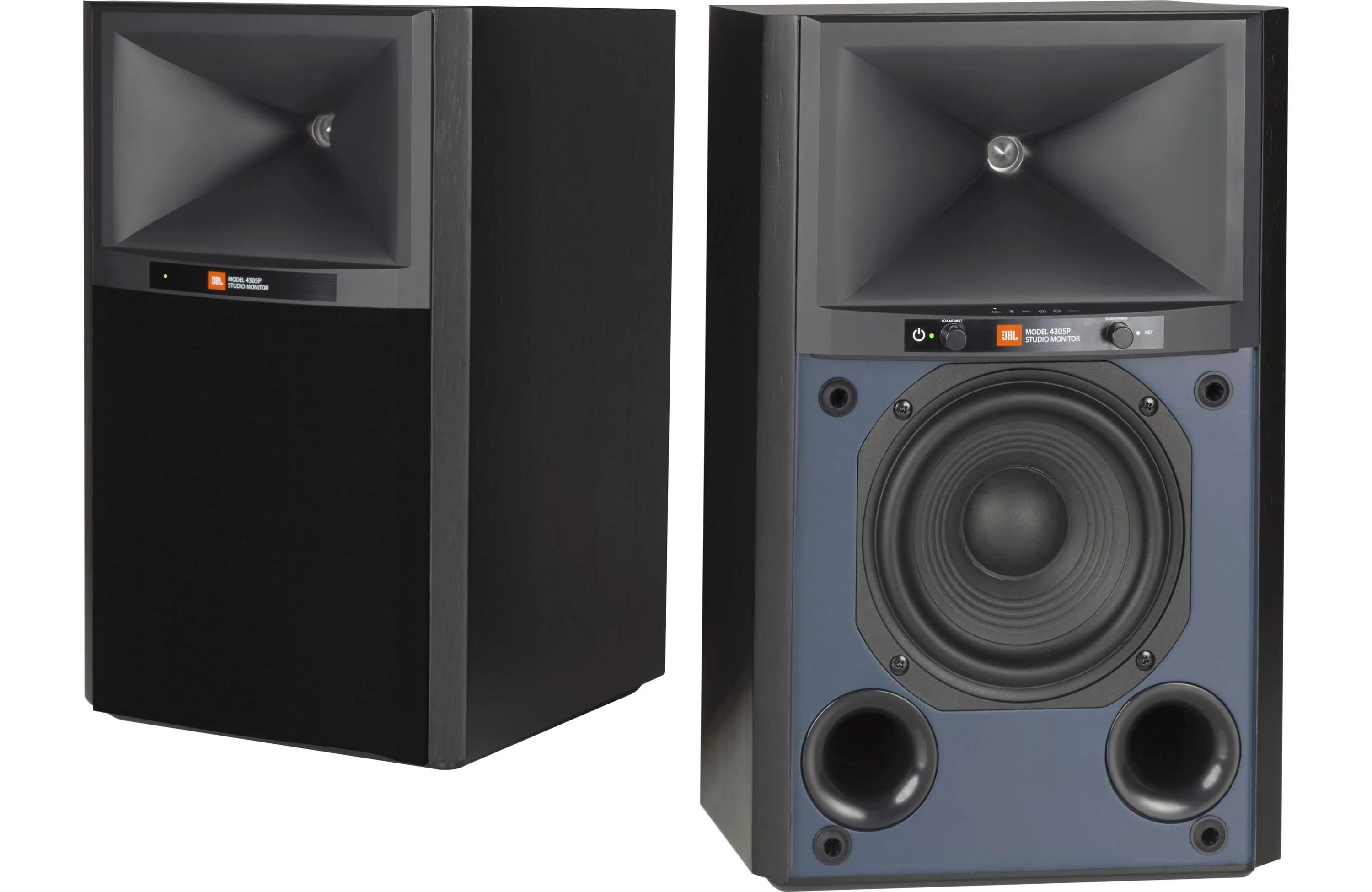 JBL 4305P Powered Studio Monitor Bookshelf Speakers (Pair)