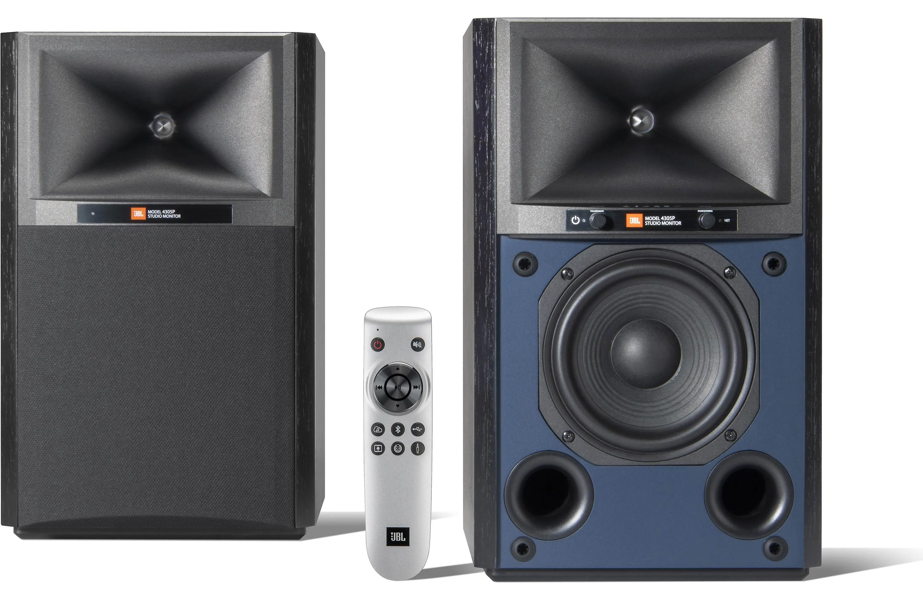 JBL 4305P Powered Studio Monitor Bookshelf Speakers (Pair)