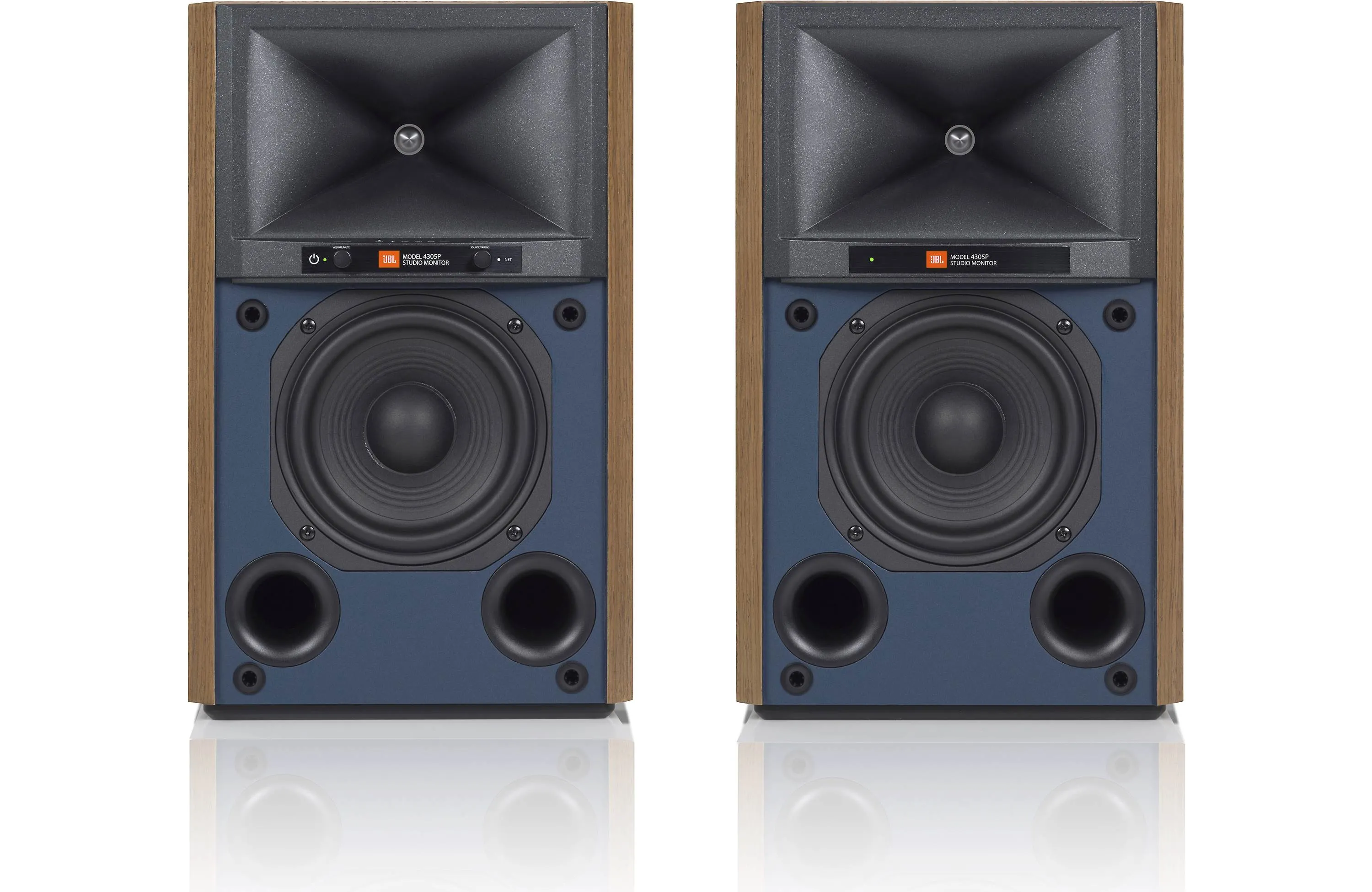 JBL 4305P Powered Studio Monitor Bookshelf Speakers (Pair)