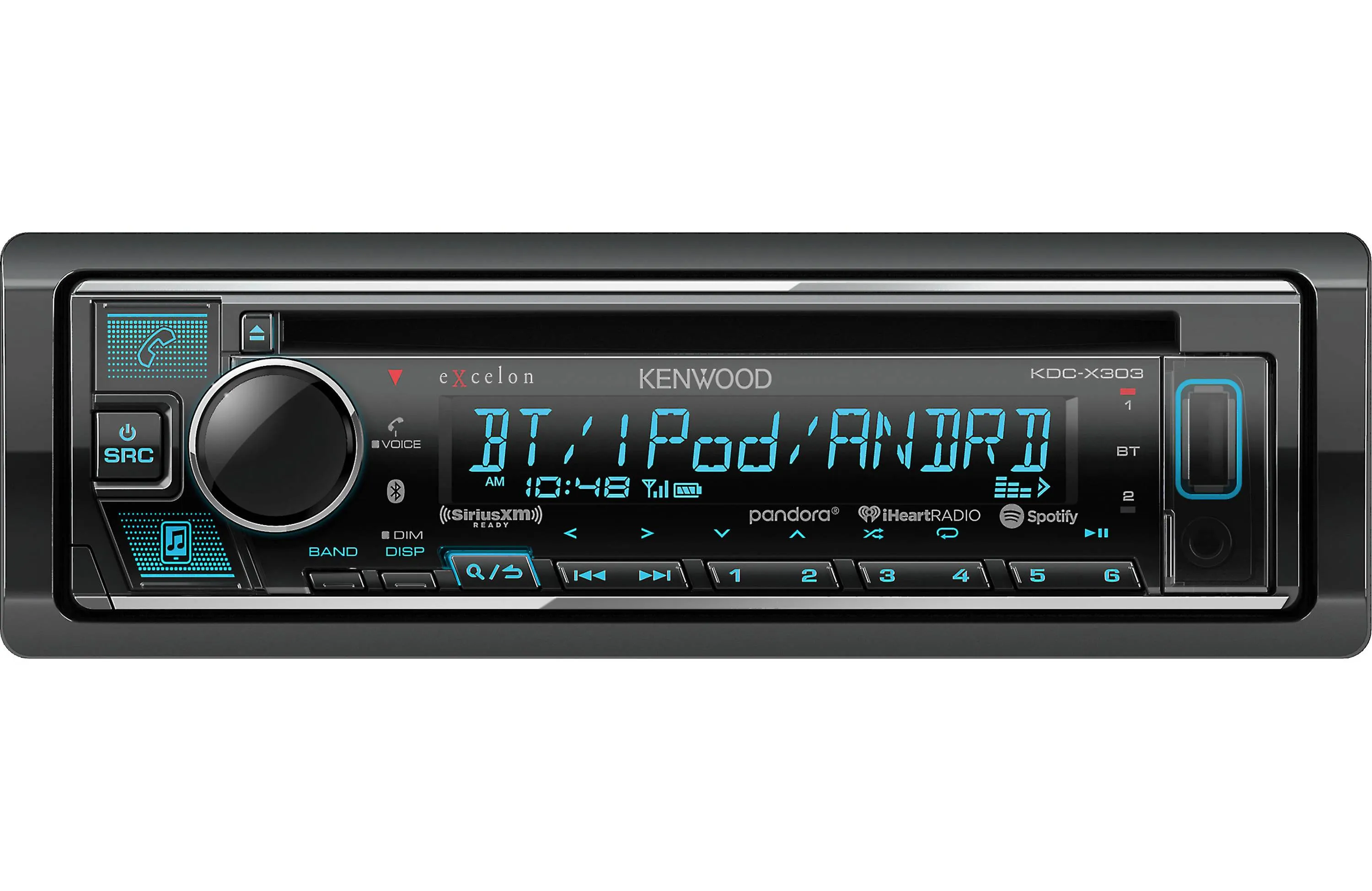 Kenwood Excelon KDC-X303 CD Receiver with Bluetooth