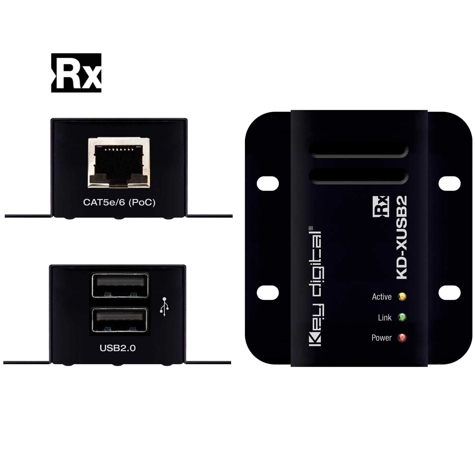 Key Digital KD-XUSB2 USB 2.0 Over CAT5e/6 Extender