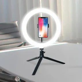 Large LED Ring Light with Stand