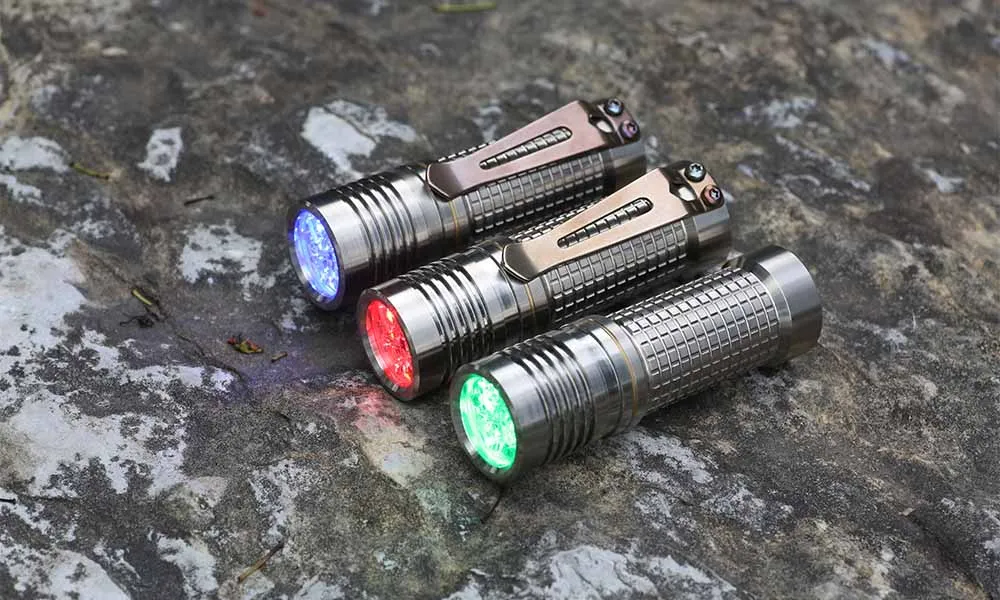 Maeerxu XT3 V2 Titanium 18350 3000LM EDC LED Flashlight