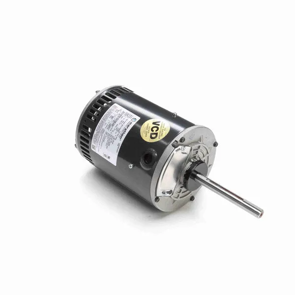 Marathon Condenser Fan Motor, 1140 RPM, 1 HP, 200-230/460 V, 56Y Frame, Open Air Over