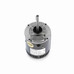 Marathon Condenser Fan Motor, 1140 RPM, 3/4 HP, 200-230/460 V, 56Y Frame, Open Air Over