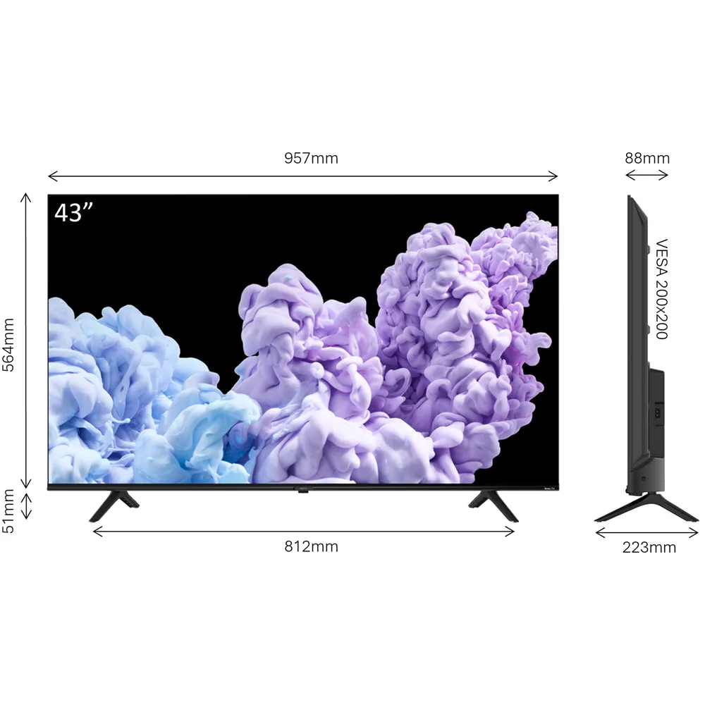 Metz 43MRD6000YUK 43 Inch DLED 4K UHD HDR Smart TV 2024