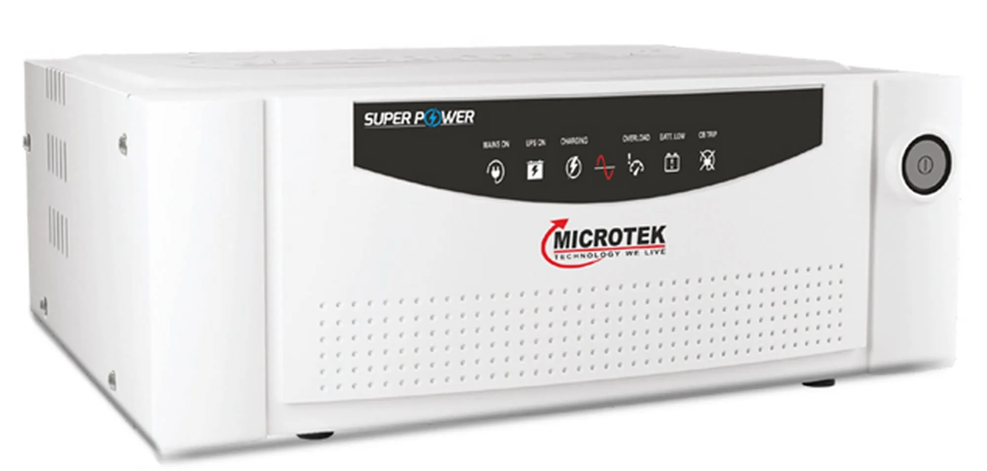 Microtek Super Power 1100 Advanced Digital 950VA/12V Inverter, Support 1 Battery With 2 Year Warranty for Home, Office & Shops