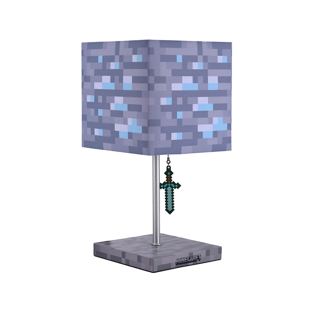 Minecraft Diamond Ore Table Lamp - 14 Inch