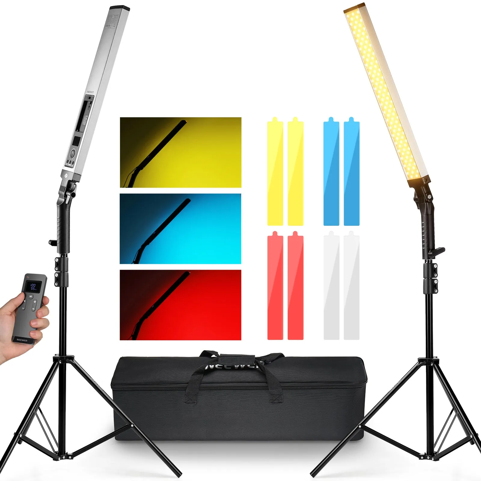 NEEWER BH20B Upgraded LED Video Light Stick Kit