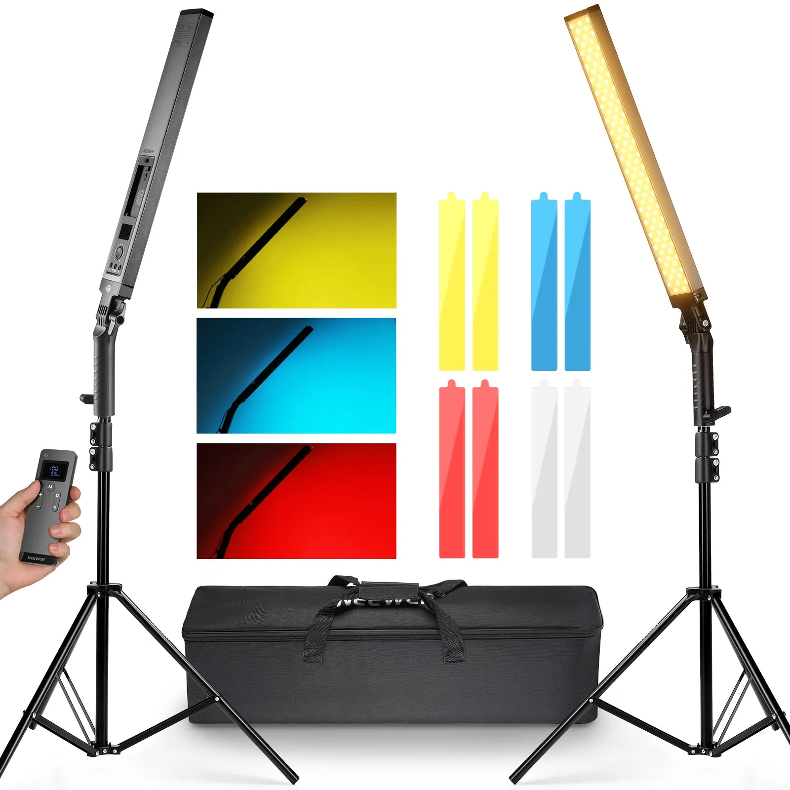 NEEWER BH20B Upgraded LED Video Light Stick Kit