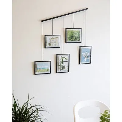 Open Box - 27.38" x 31.25" Exhibit 5 OPPD Multiple Image Frame Black - Umbra