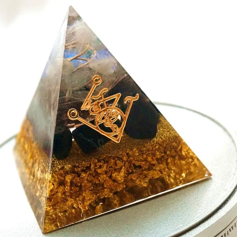 Orgonite Pyramid Muladhara Chakra Energy Chakra Orgonite Crystals