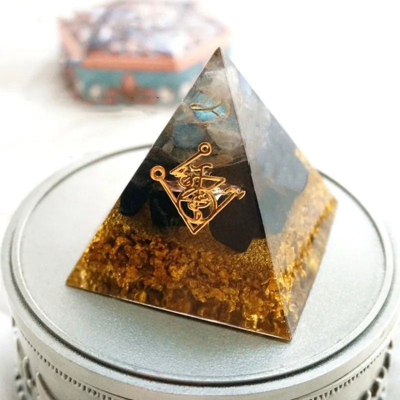 Orgonite Pyramid Muladhara Chakra Energy Chakra Orgonite Crystals