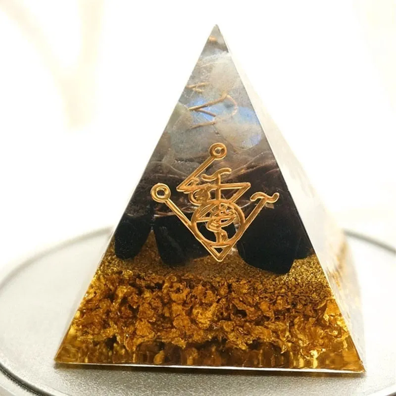 Orgonite Pyramid Muladhara Chakra Energy Chakra Orgonite Crystals