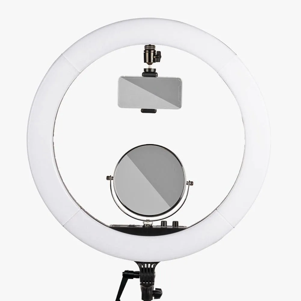 Premium Youtube Lighting  Platinum Pro II Ring Light and Crystal Luxe LED Lights Kit