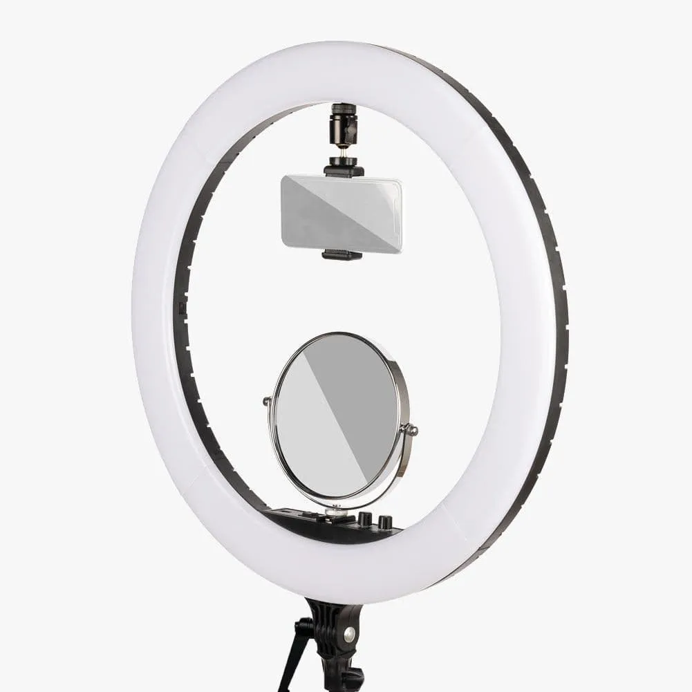 Premium Youtube Lighting  Platinum Pro II Ring Light and Crystal Luxe LED Lights Kit