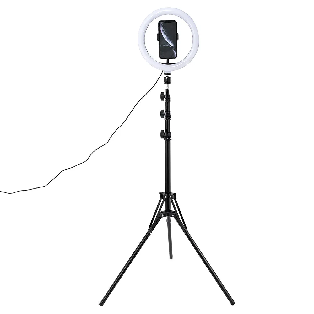 RGB LED Selfie Ring Light with Colorful Photography Lighting (includes. Remote Control)