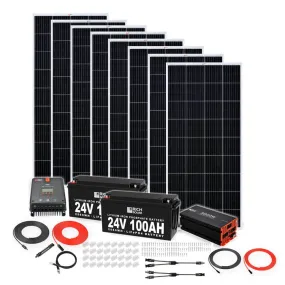 Rich Solar 1600 Watt 24V Complete Solar Kit