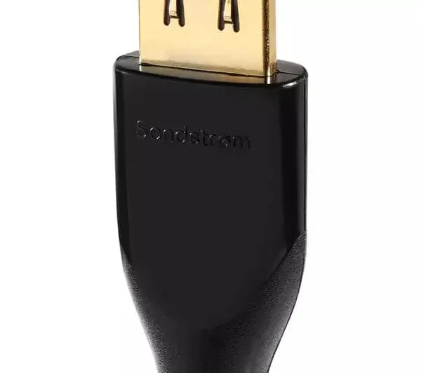 SANDSTROM Black Series S5HDM115 High Speed HDMI Cable with Ethernet - 5 m