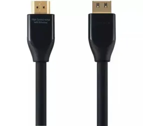 SANDSTROM Black Series S5HDM115 High Speed HDMI Cable with Ethernet - 5 m