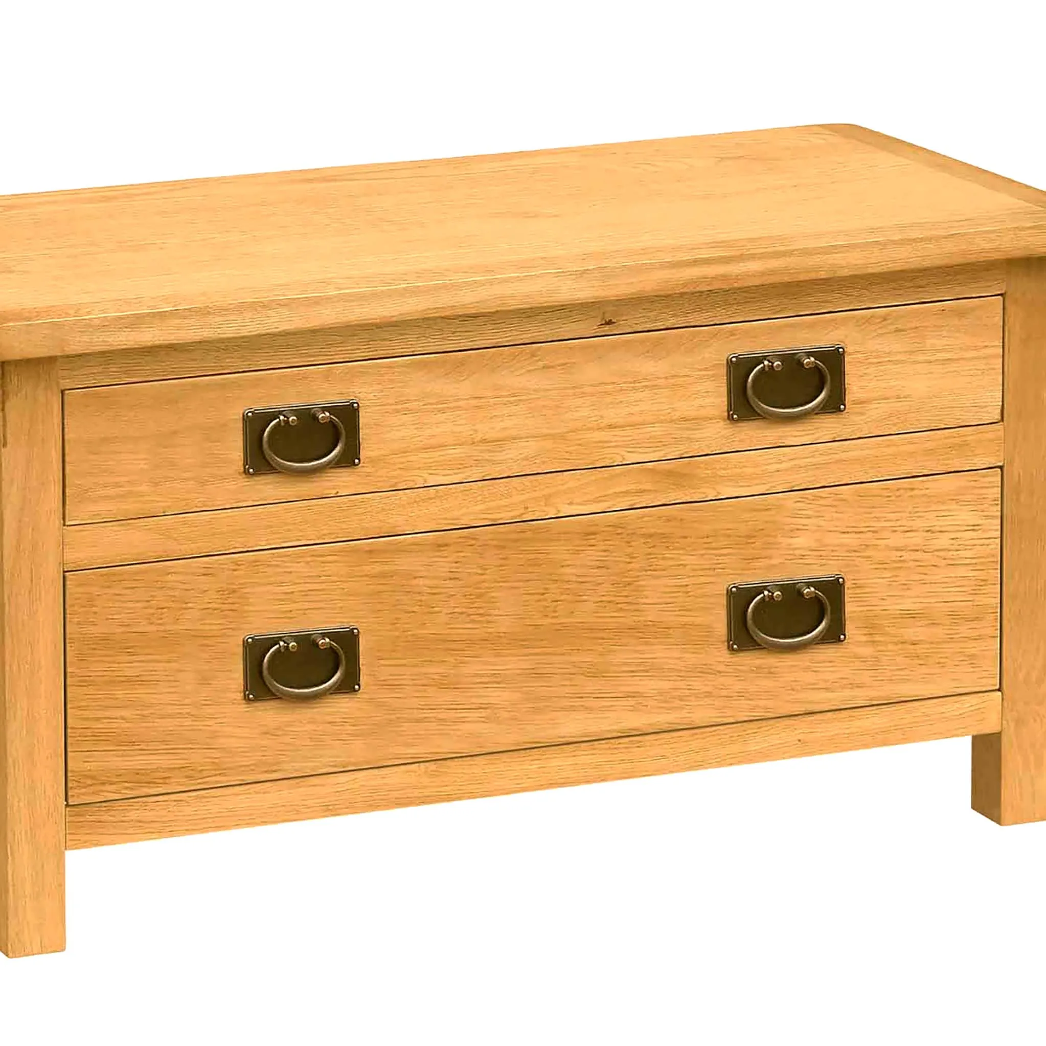 Surrey Oak TV Stand with Drawers