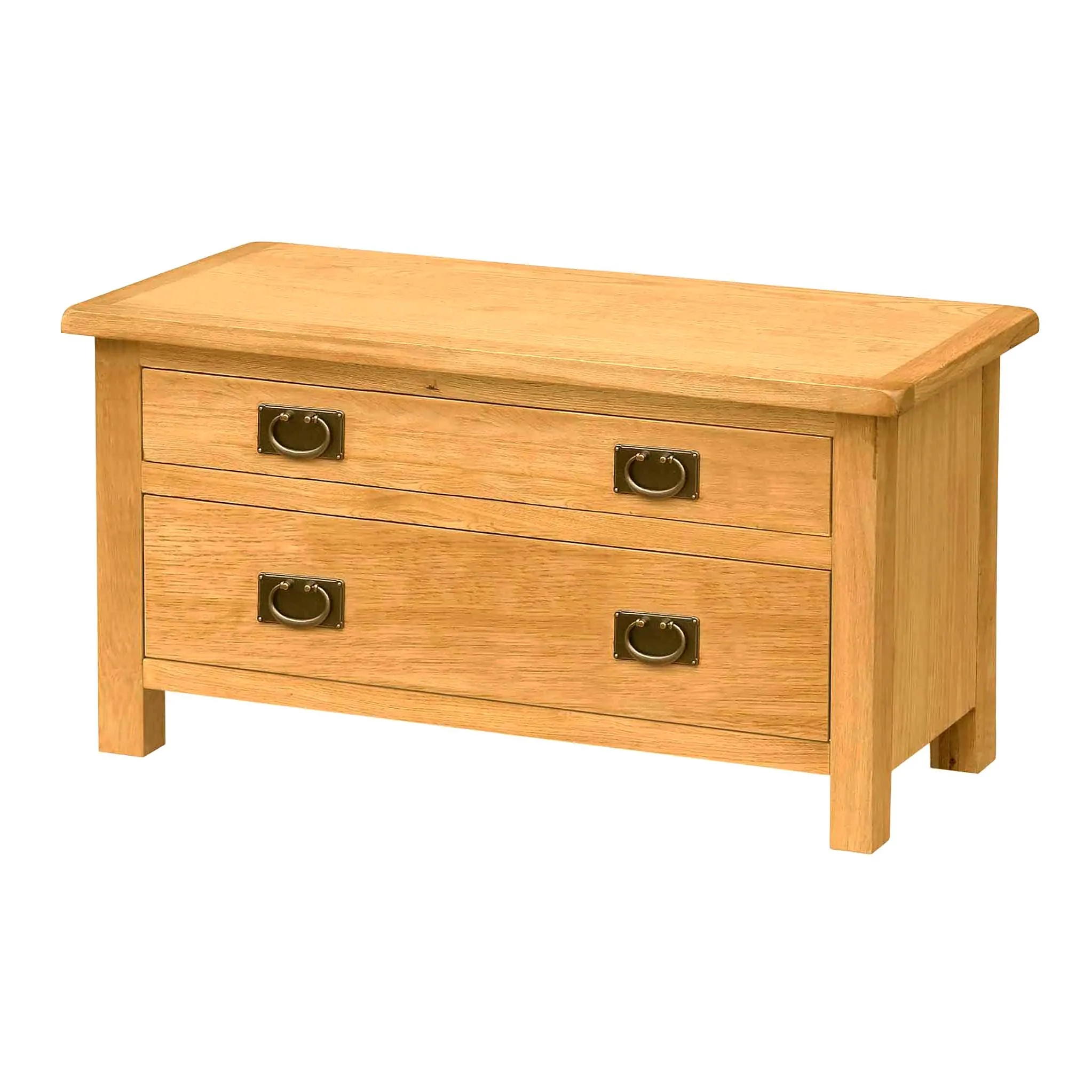 Surrey Oak TV Stand with Drawers