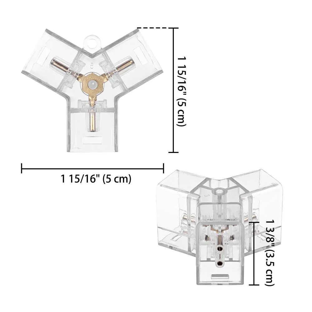 TheLAShop Garage Lights Warehouse Lighting Connector Y-Shape