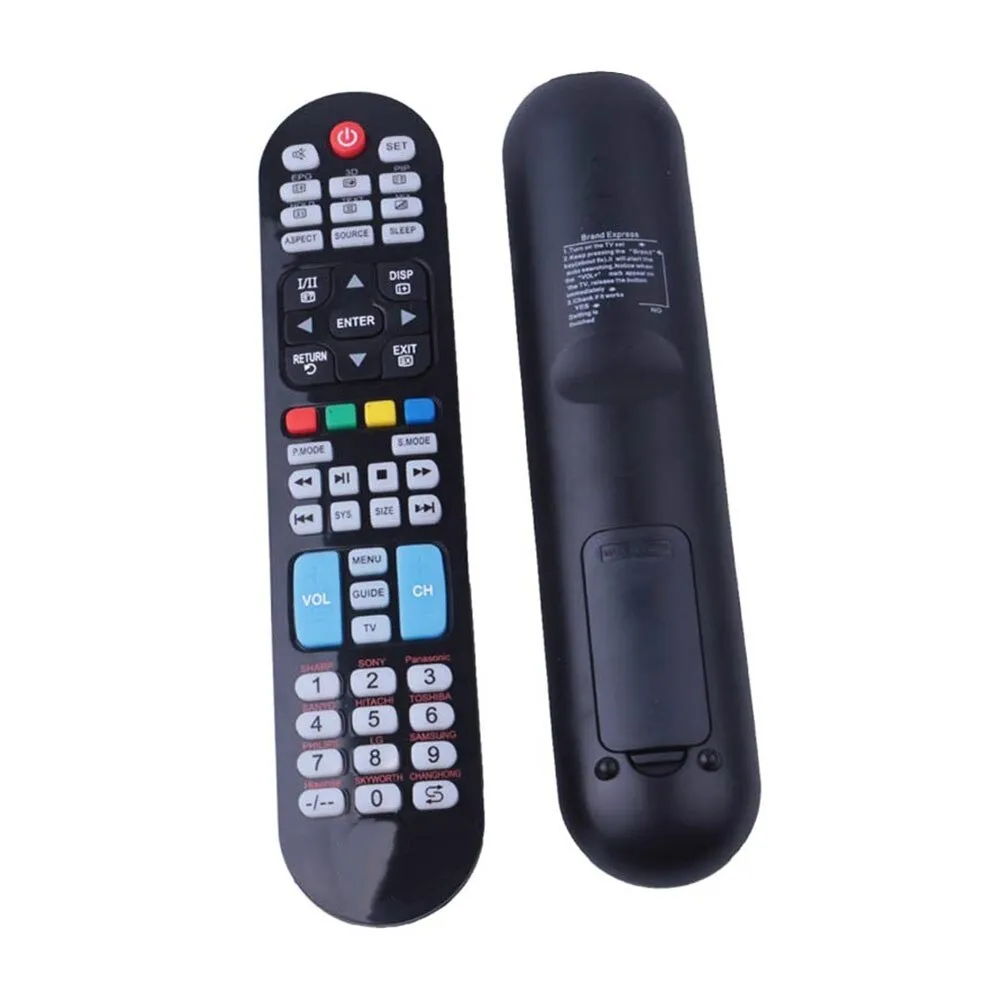 Universal Remote Control For Samsung TV, Replacement For all TV Remote LED LCD Plasma 3D Smart TVs For Sony TV, For LG TV -Black