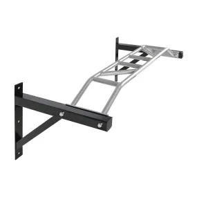 Wall Mounted Pull Up Bar Black/Silver